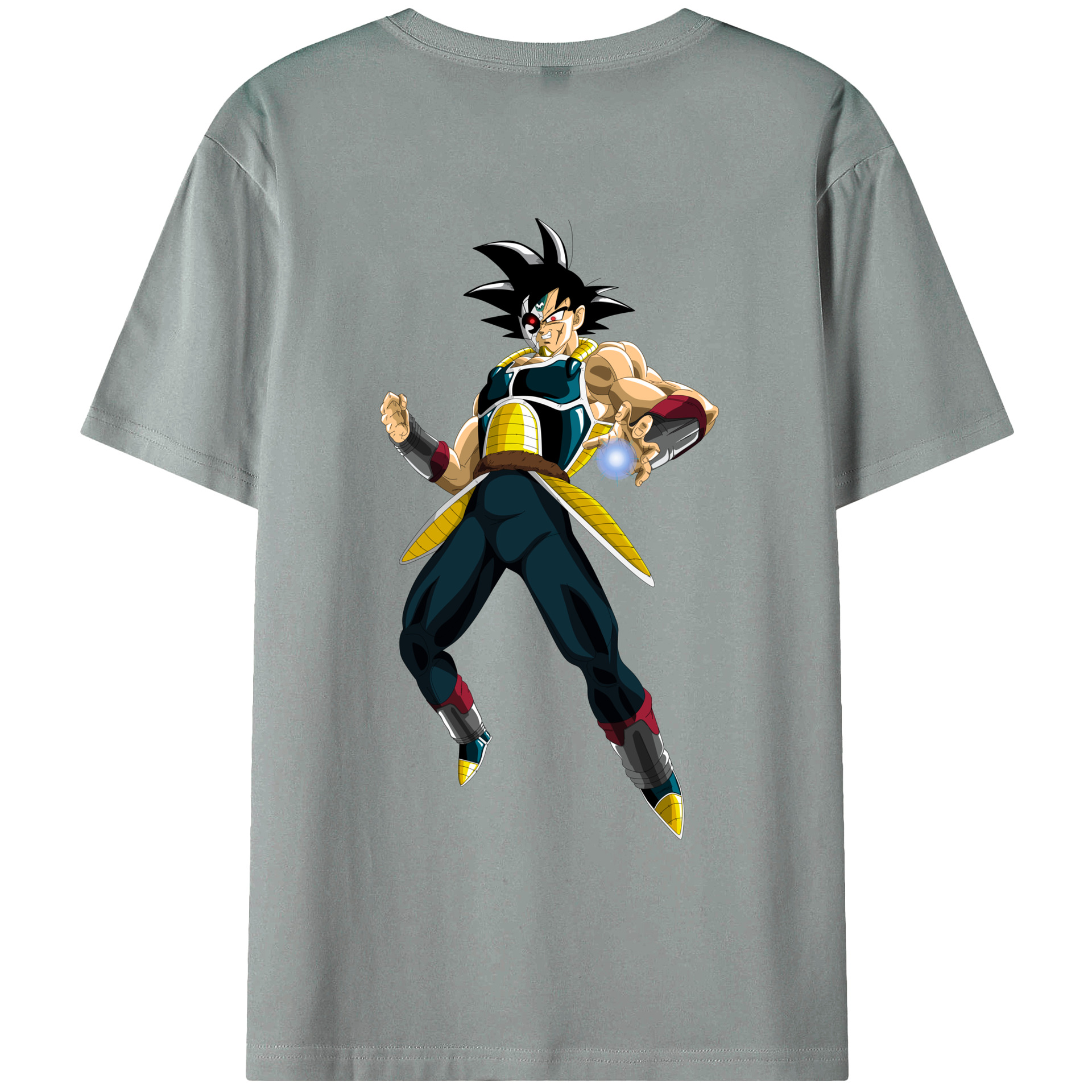 （画像用） ドラゴンボール バーダック DRAGON BALL Burdock 綿100％ メンズ半袖Tシャツ（バックプリント） 通気性
